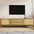 Meuble TV en rotin moderne