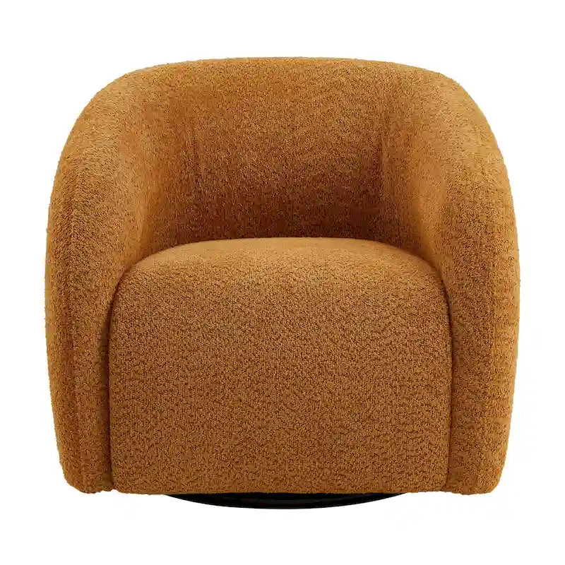 Fauteuil pivotant à 360° en forme de tonneau, 80,5 cm de large (lot de 2)