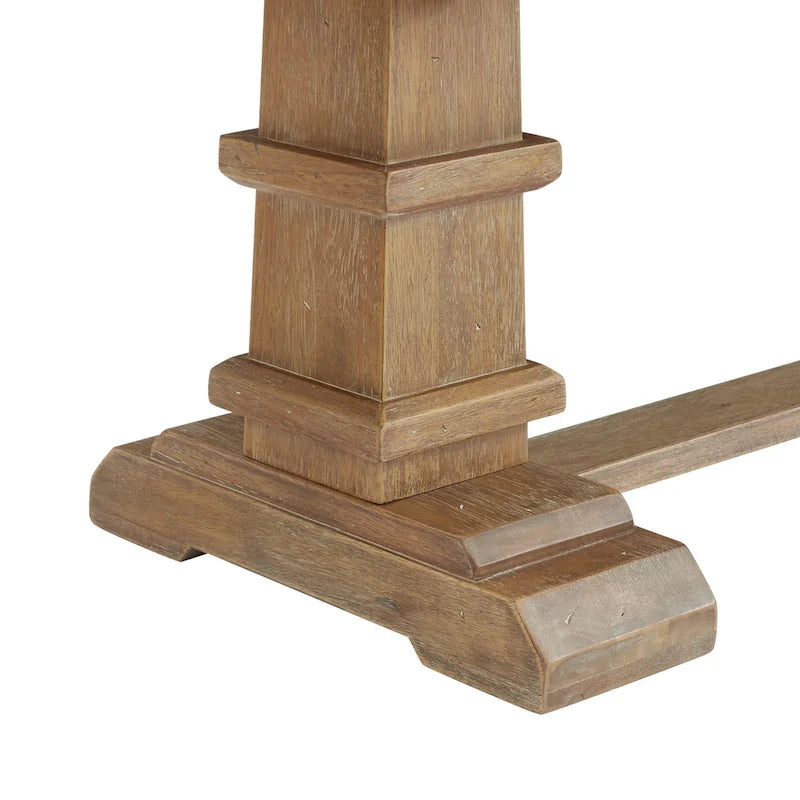 Banc de salle à manger rustique de ferme, 15" x 59,75" x 17,38"