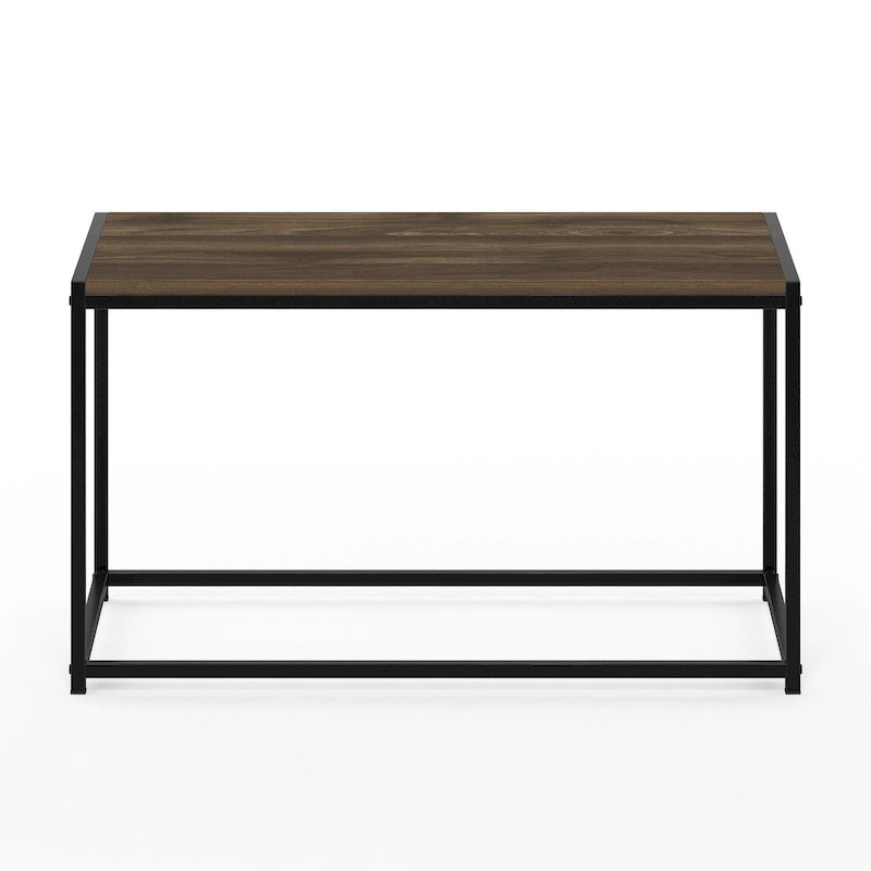 Table basse moderne en bois et métal
