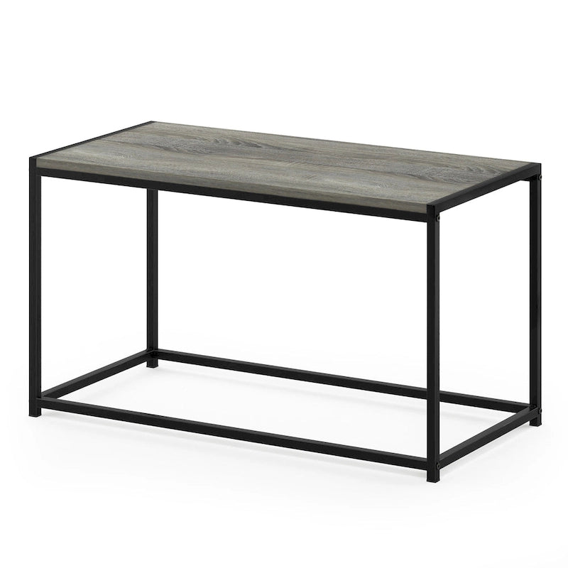 Table basse moderne en bois et métal