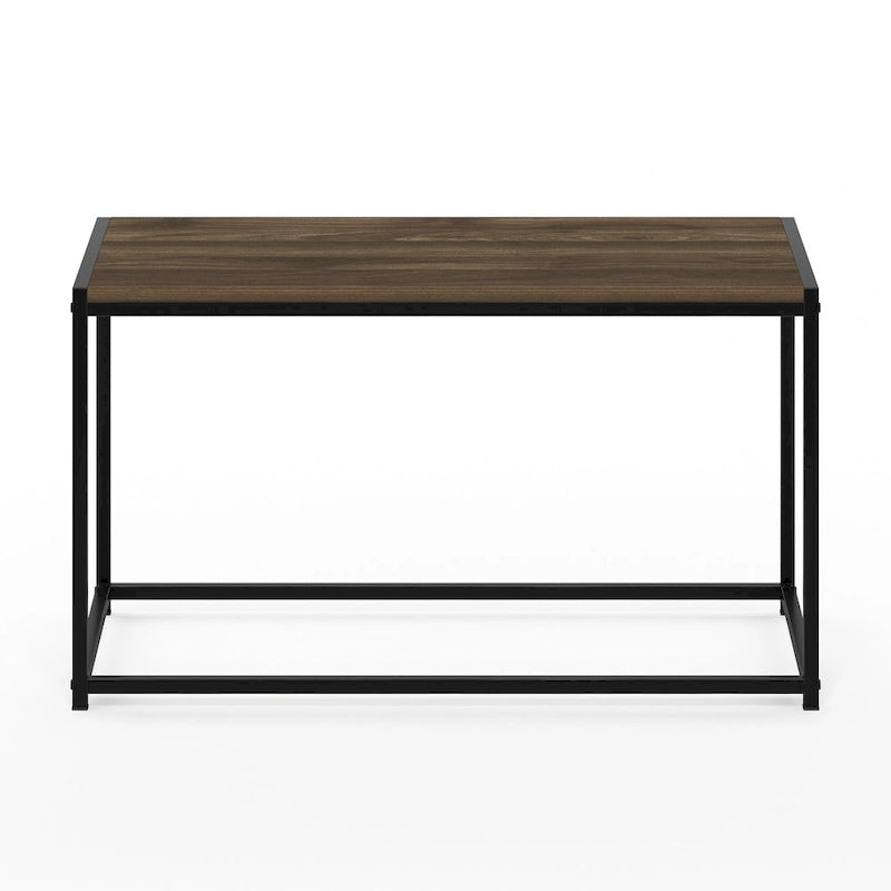 Table basse moderne en bois et métal