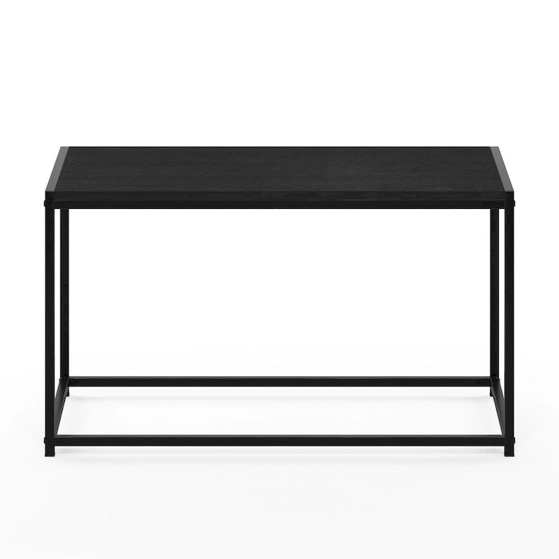 Table basse moderne en bois et métal